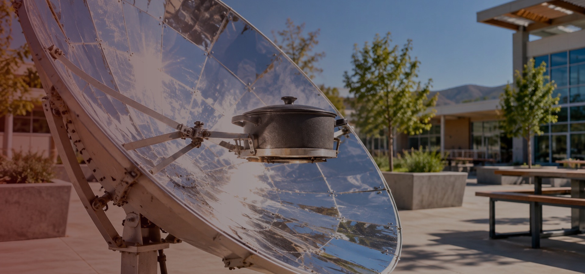 Cocina solar y experimento